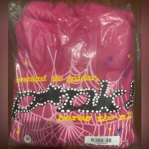 P*nk Sp5der hoodie size Medium